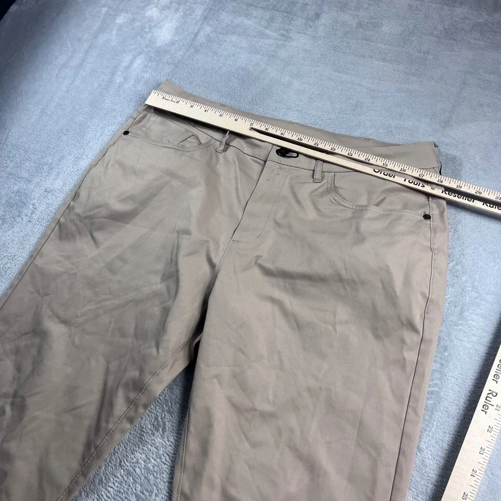 Public Rec Mens All Day Every Day 5-Pocket Pants Khaki Tan 34x30 Tech Chino